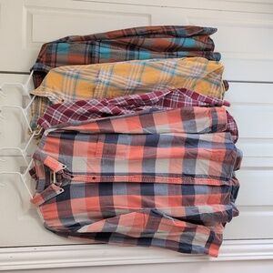 Bundle Of 4 3XLT Flannel Mens Shirts